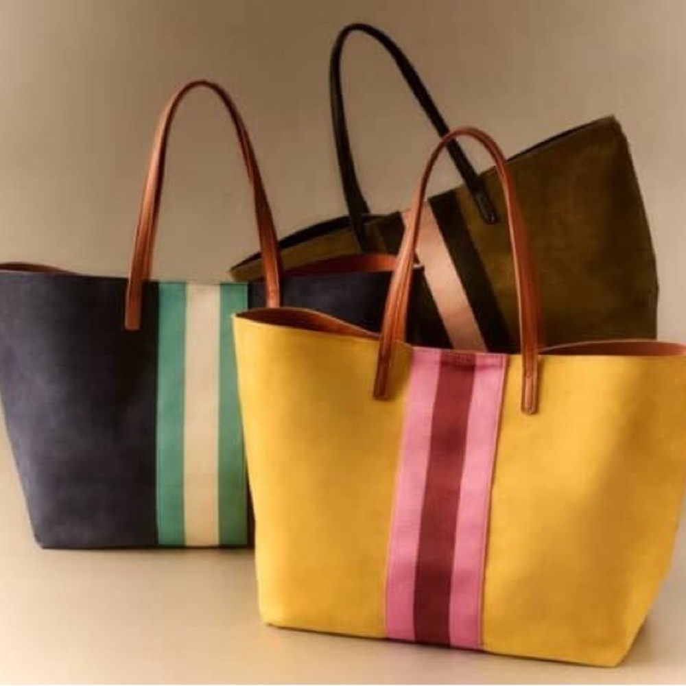 NWOT Neiman Marcus Beauty Event Olive Tote Bag with Matching Cosmetic Bag